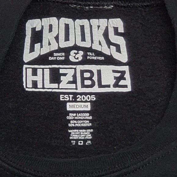 Crooks & Castles x HLZBLZ Collab Sweatshirt - Picture 3 of 4